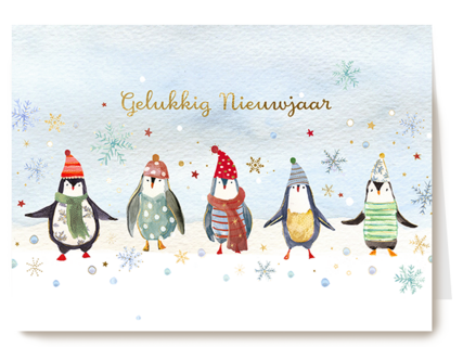 Turnowsky Gelukkig Nieuwjaar Pinguin