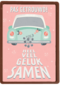 Trouwkaart Pas getrouwd auto