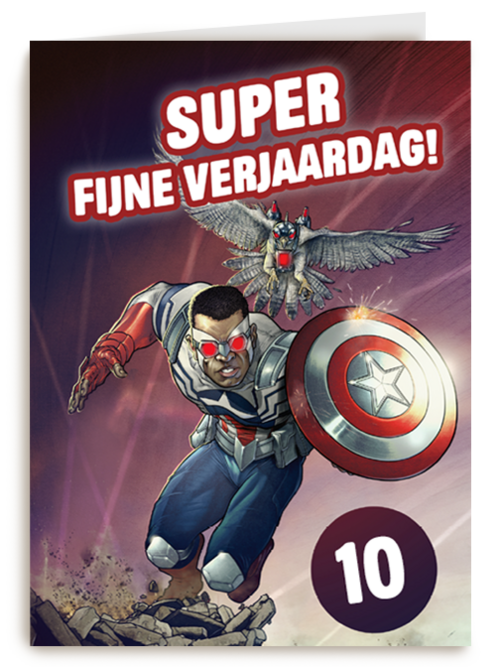 Captain America Superfijne verjaardag