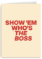 goed gedaan kaart andc show them who is boss