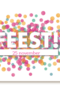 uitnodiging feest confetti roze