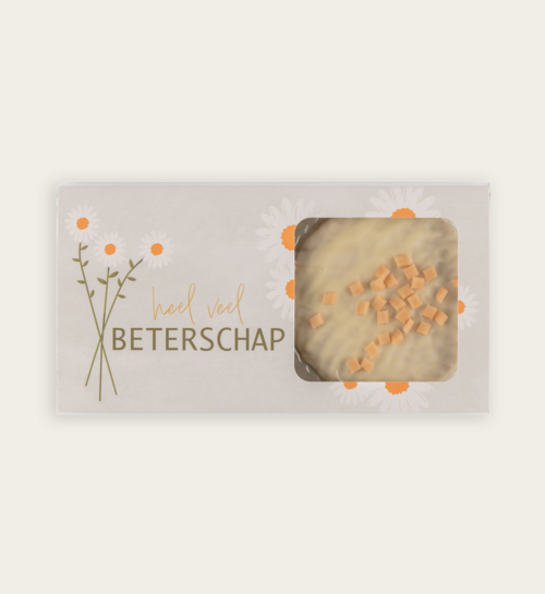 Beterschap Stroopwafels Witte Chocolade 4 stuks