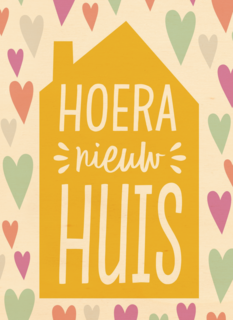 hoera nieuw huis me hartjes
