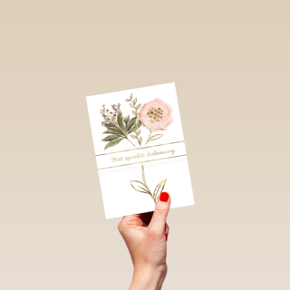 Condoleance oprechte deelneming bloem