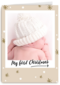 kerstkaart fotokaart baby my first christmas