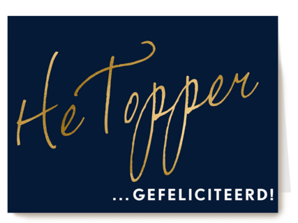gefeliciteerd kaart man he topper gefeliciteerd