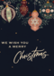 Kerstornamenten Wish you merry xmas