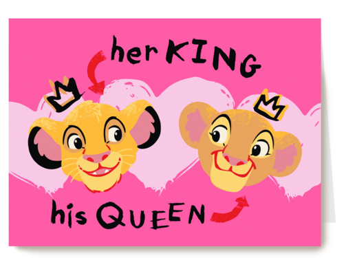 Kaart Hallmark | Valentijn | Lion King Valentine