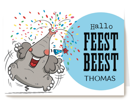 funny mail hallo feest beest