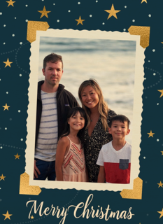 kerstkaart fotokaart hoekjes