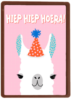 hiep hiep feestalpaca hoera