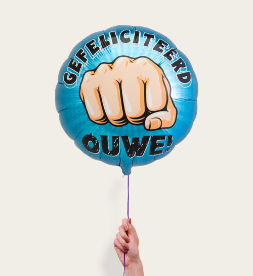 Ballon Gefeliciteerd Ouwe