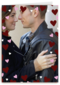 valentijnskaart foto volledige pagina hartjes