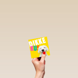 Vriendschapkaart dikke kus