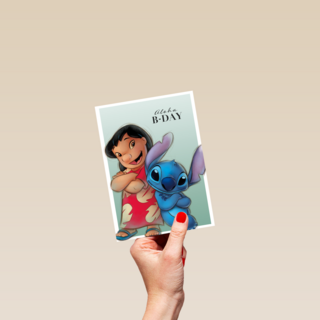 Lilo and Stitch verjaardagskaart aloha birthday