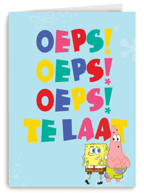 Spongebob Oeps Oeps te laat