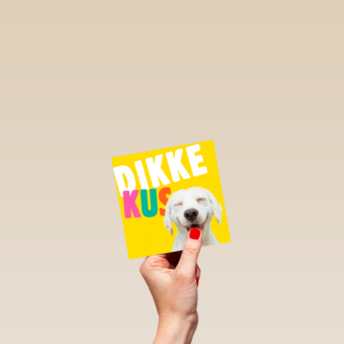 Vriendschapkaart dikke kus