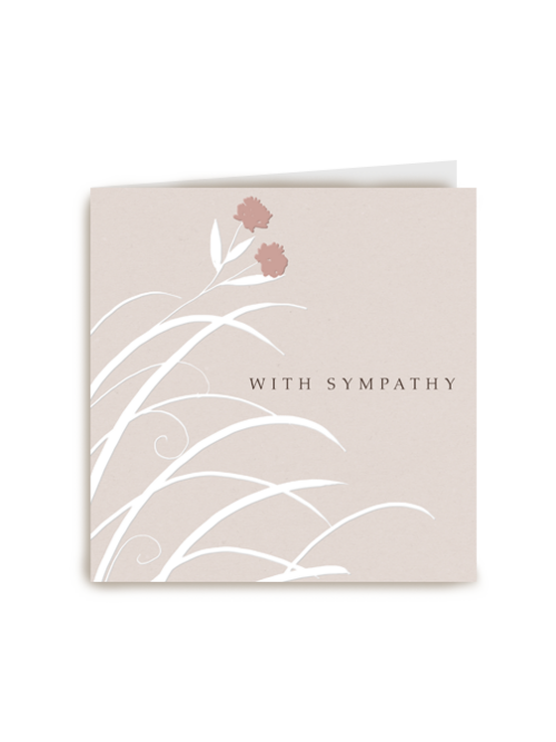 Kaart Hallmark | Condoleance Kaarten | Vierkante Kaart With Sympathy