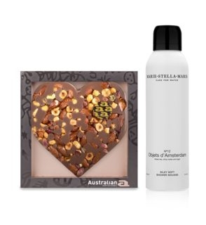 Giftset Chocolade Hart en Marie-Stella-Maris Foam