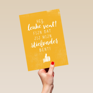 leuke vent fijn dat jij mijn stiefvader bent kaart