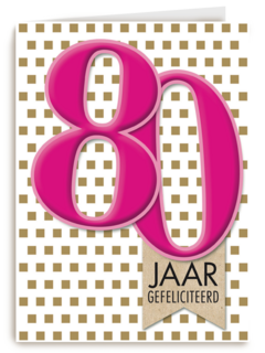 tachtig roze blokken