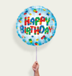 Ballon Happy Birthday Lego Blokken Multi