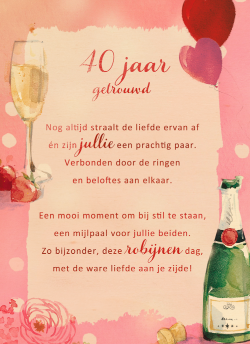 Houten Kaart Huwelijksjubileum | Houten Kaart Hallmark | Huwelijksjubileum | Huwelijksjubileum Kaart 40 Jaar Getrouwd More Than Word