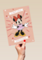 Verjaardagskaart Minnie Mouse gefeliciteerd