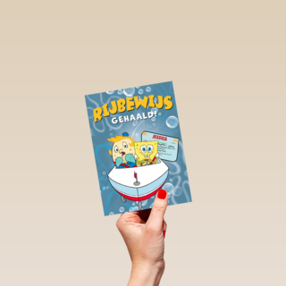 Spongebob Rijbewijs gehaald