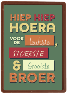 een verjaardagskaart voor een broer