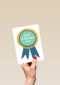 Bedankt kaart thuiswerken best collegue ever groen