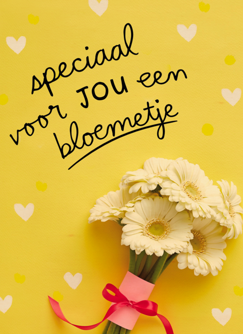 Houten Kaart Beterschapskaarten | Houten Kaart Hallmark | Beterschapskaarten | Beterschap Kaart Speciaal Voor Jou Een Bloemetje