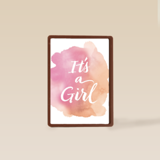 watercolor it is a girl