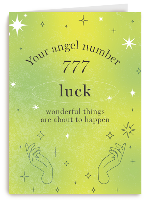 Angel Numbers 777 luck stijlvol