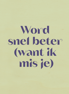 Word snel beter mis je