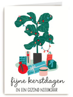 Kerstkaart Hip Gezond nieuwjaar