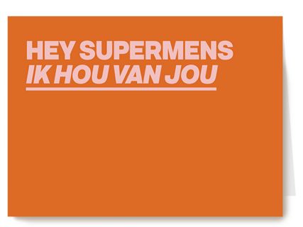 Supermens hou van jou