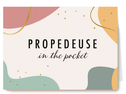 geslaagd kaart propedeuse in the pocket