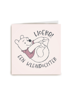 Hoera een kleindochter Winnie the Pooh kaart