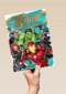 Avengers verjaardagskaart superhero