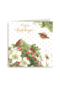 Kerstkaart klassiek Marjolein Bastin Winterkoninkje