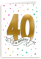 Verjaardagskaart 40 en de allerliefste