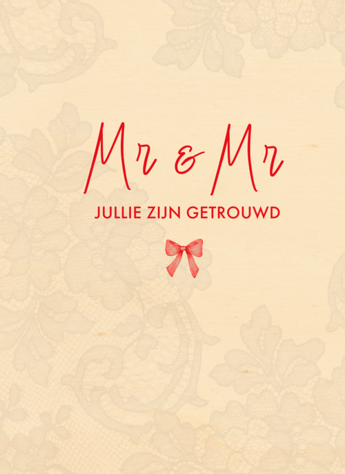 Houten Kaart Felicitatie Huwelijk | Houten Kaart Hallmark | Felicitatie Huwelijk | Mr Mr Jullie Zijn Getrouwd