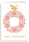 Kerstkaart zakelijk Kerstkrans