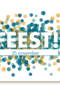 uitnodiging feest blauwe confetti