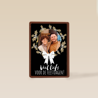 veel liefs voor de feestdagen met deze fotokaart