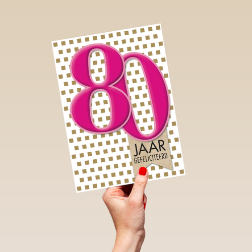 tachtig roze blokken