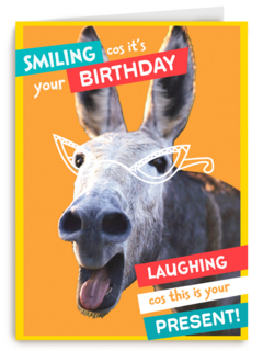 Smiling cos its your birthday