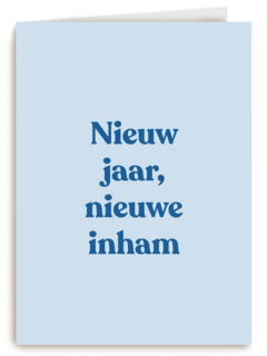 verjaardagskaart man grappig nieuw jaar nieuwe inham