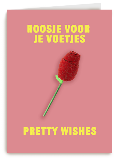 Verjaardagskaart Hallmark | Eat My Socks Pretty Rose